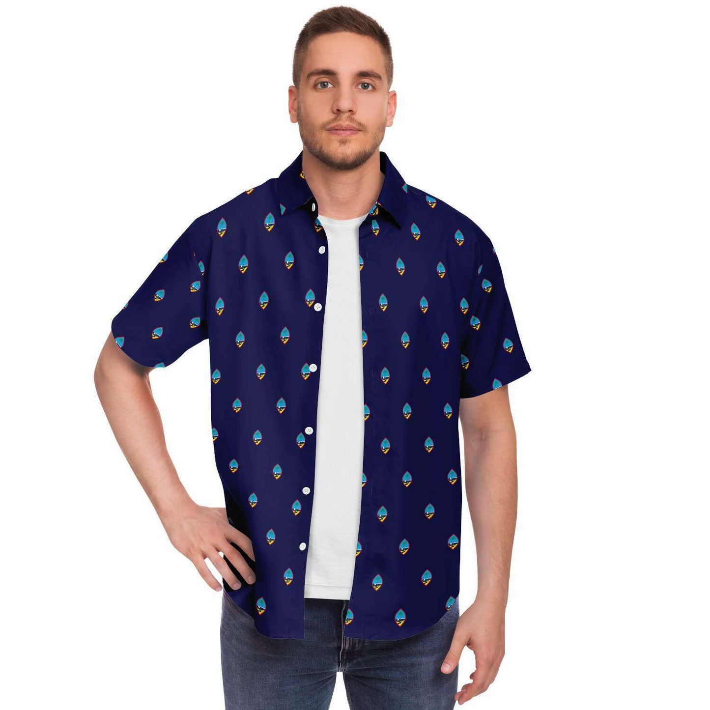 Guam Seals Button Down Shirt