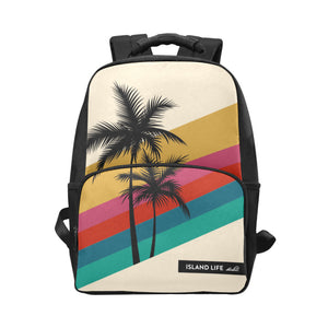 Retro Rainbow Guam CNMI Unisex Backpack