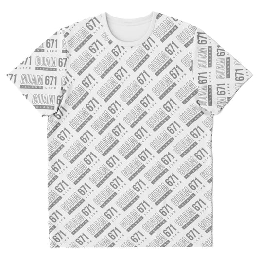 Guam 671 All Over Print Unisex T-Shirt