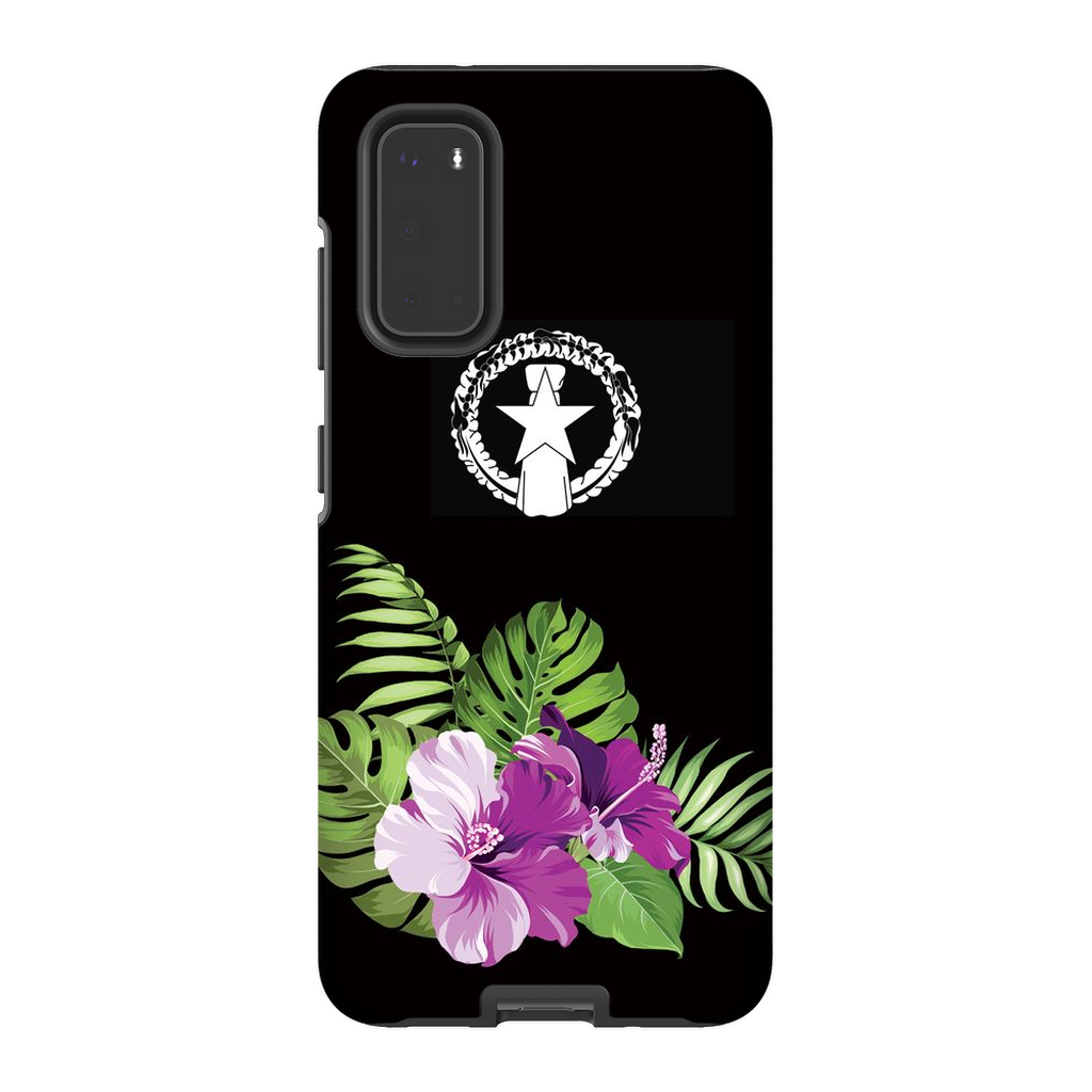 CNMI Purple Hibiscus Premium Glossy Tough Phone Case