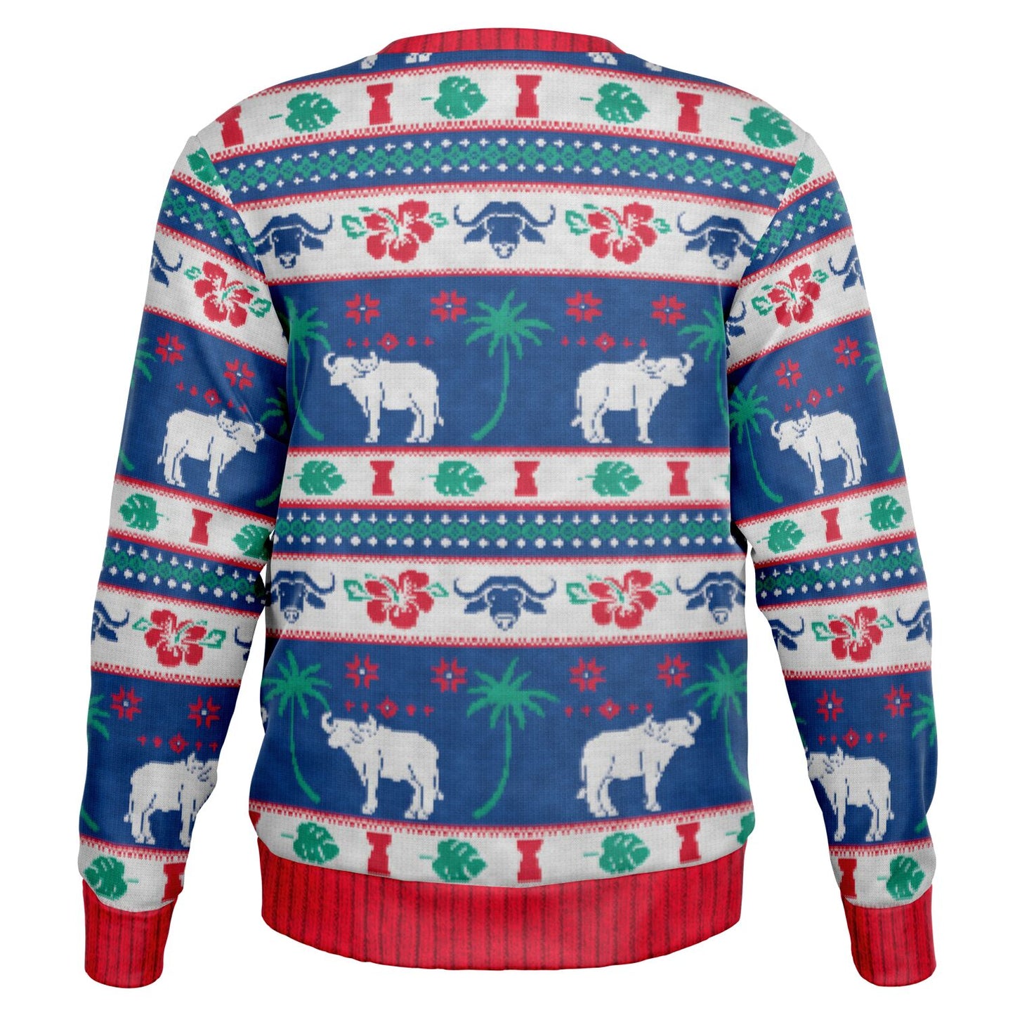 Happy Ai Adai Guam CNMI Chamorro Christmas Faux Sweater Sweatshirt