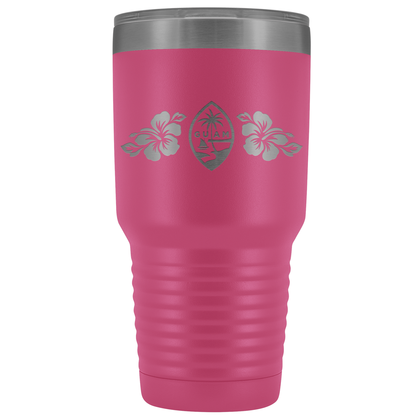 Guam Seal Hibiscus 30oz Tumbler