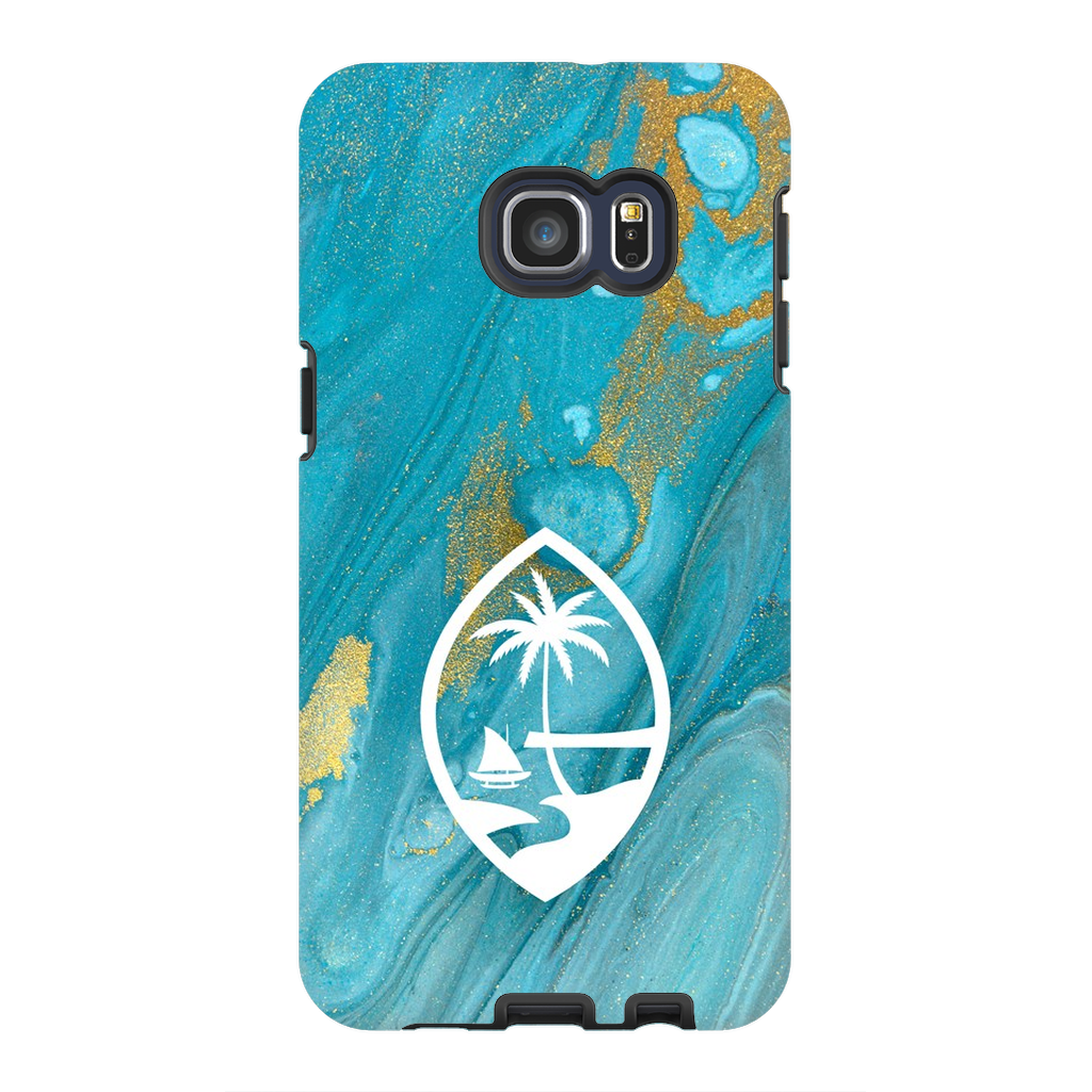 Guam Blue Marble Premium Glossy Tough Phone Case