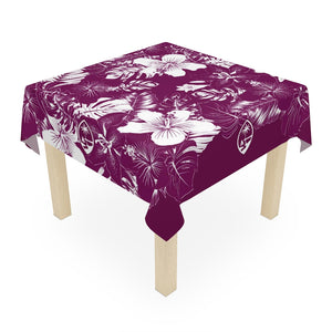 Guam Hibiscus Purple Table Cloth