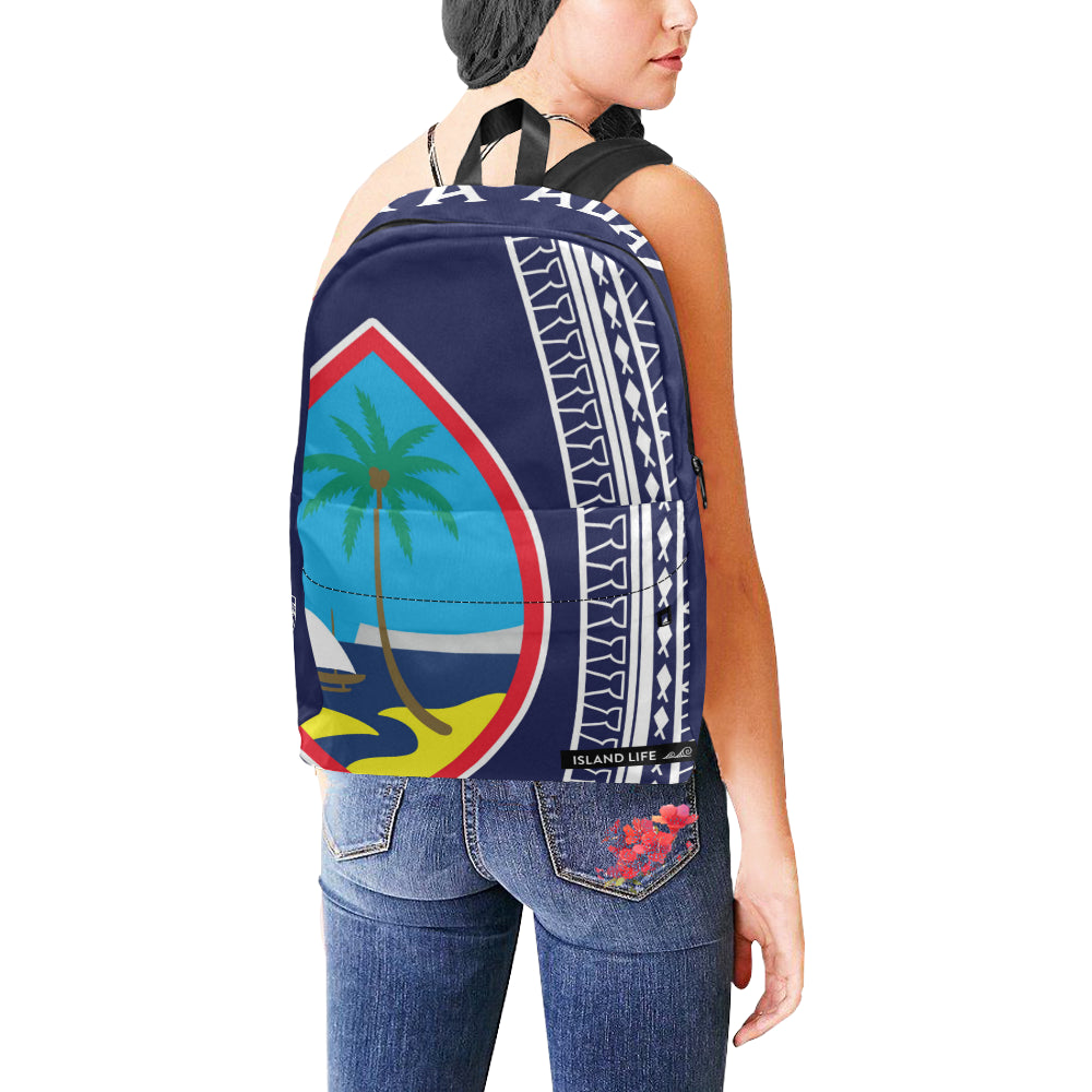 Hafa Adai Guam Tribal Blue Unisex Classic Backpack