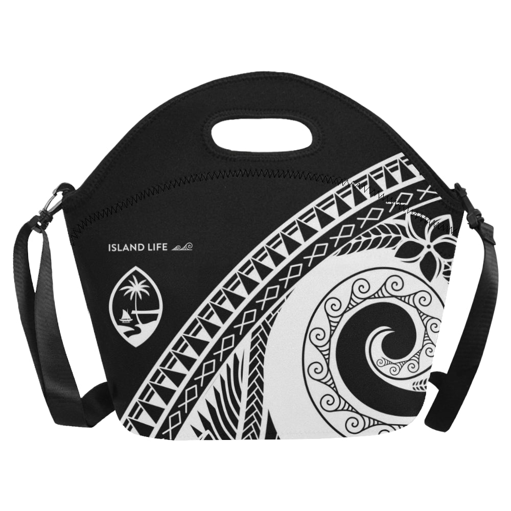 Guam Modern Tribal Neoprene Lunch Bag Large