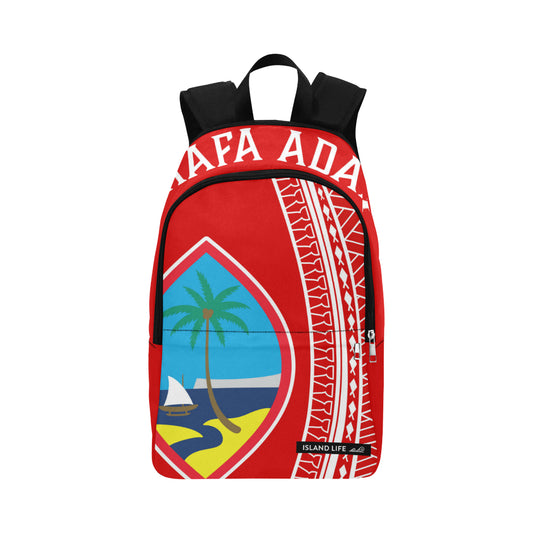 Hafa Adai Guam Tribal Red Laptop Backpack