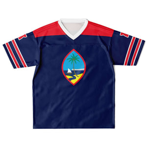 Guam 671 Blue Football Jersey