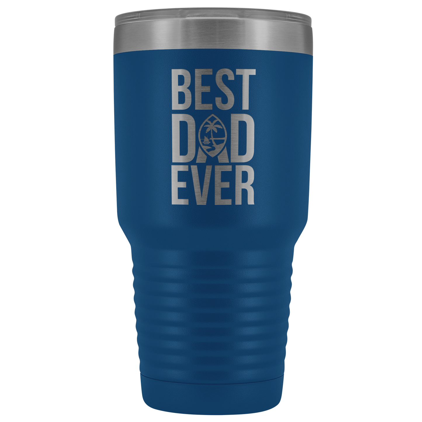 Best Dad Ever Guam Seal 30oz Tumbler