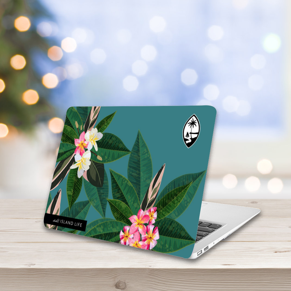 Guam Plumeria Flowers MacBook Protective Case Laptop Cover