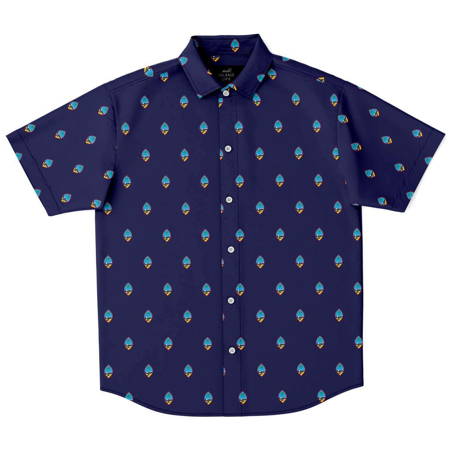 Guam Seals Button Down Shirt