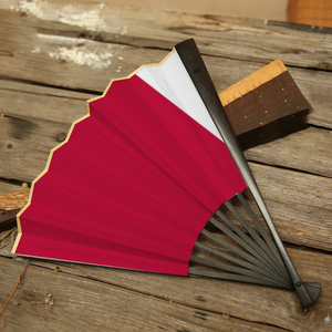 Philippines Flag Spun Silk Folding Fan