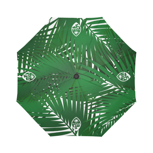 Guam Coconut Leaves Automatic Folding Umbrella