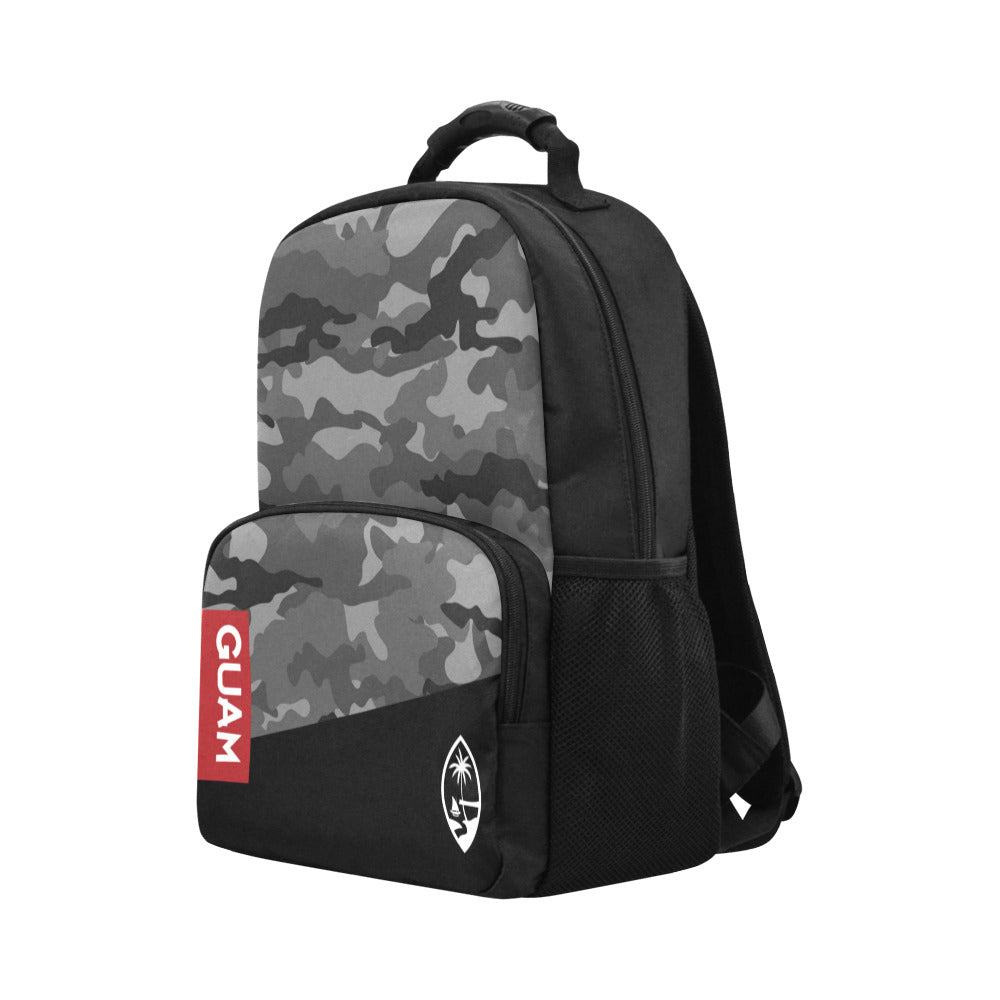 Guam Halftone Gray Camo Unisex Backpack