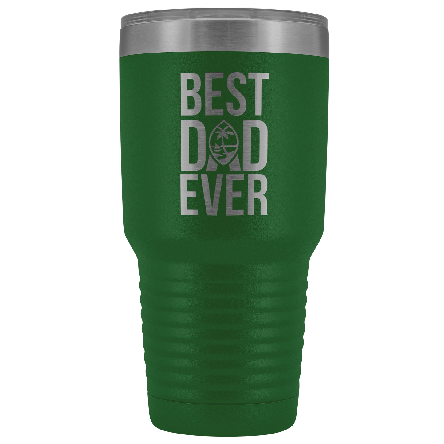 Best Dad Ever Guam Seal 30oz Tumbler