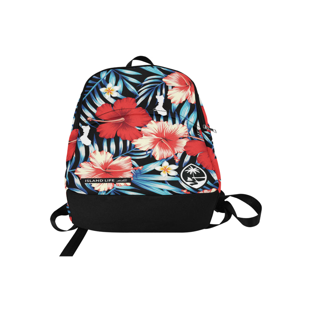 Guam Tropical Floral Laptop Backpack