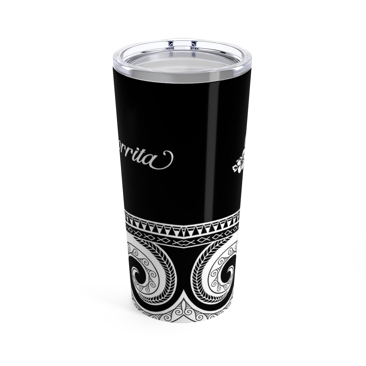 Chamorrita Black Tribal 20oz Tumbler