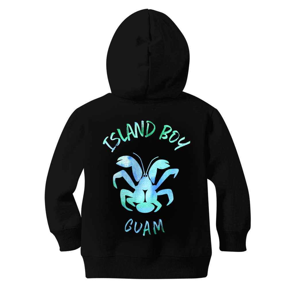 Coconut Crab Island Boy ﻿Guam Classic Kids Zip Hoodie Jacket