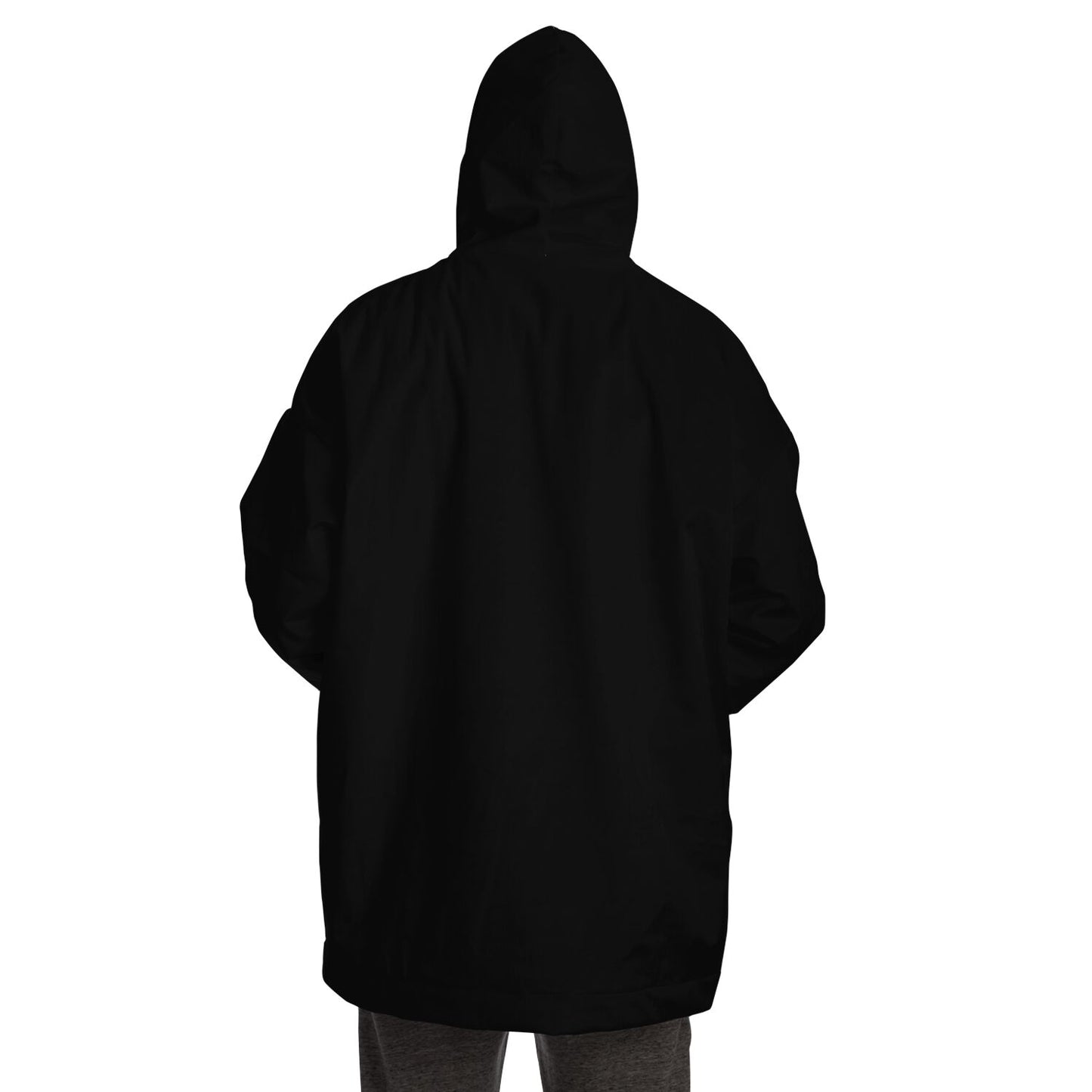 Guam Seal Black Blanket Snug Hoodie