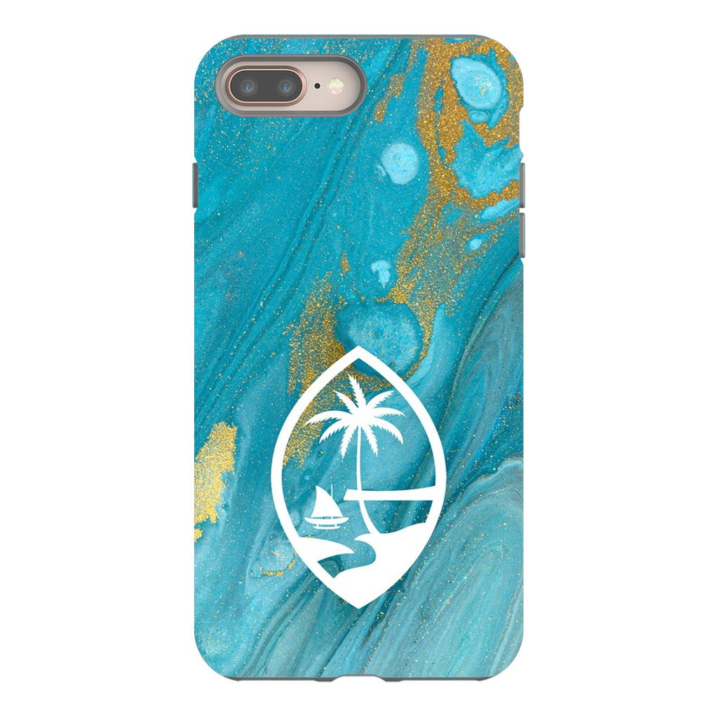 Guam Blue Marble Premium Glossy Tough Phone Case