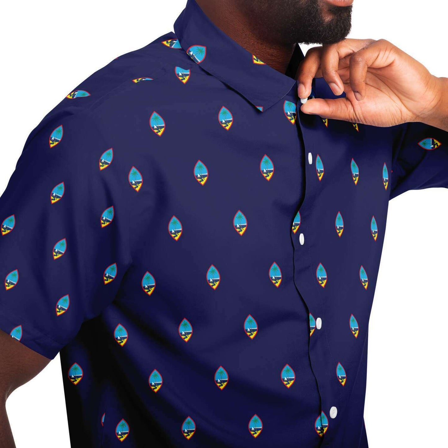 Guam Seals Button Down Shirt