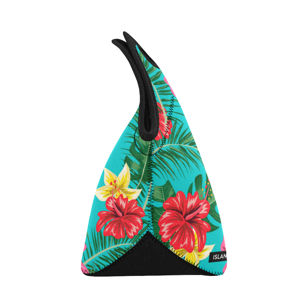 Floral Guam Neoprene Lunch Bag Small