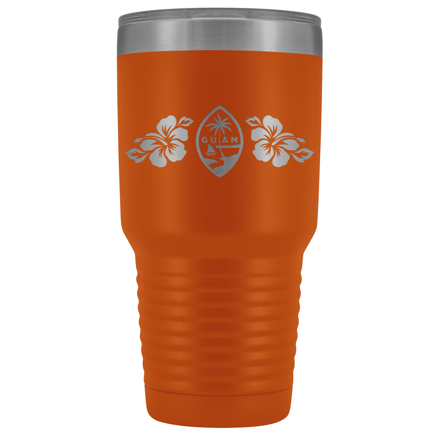 Guam Seal Hibiscus 30oz Tumbler