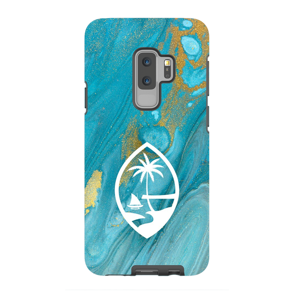 Guam Blue Marble Premium Glossy Tough Phone Case