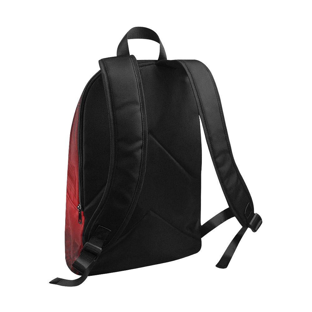 Guam Tropical Hibiscus Red Laptop Backpack