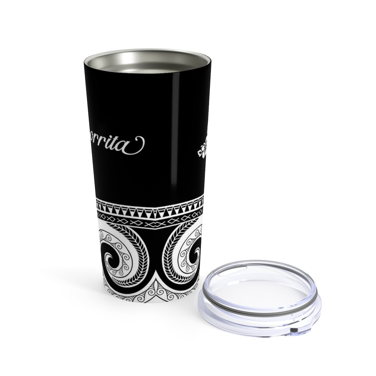 Chamorrita Black Tribal 20oz Tumbler