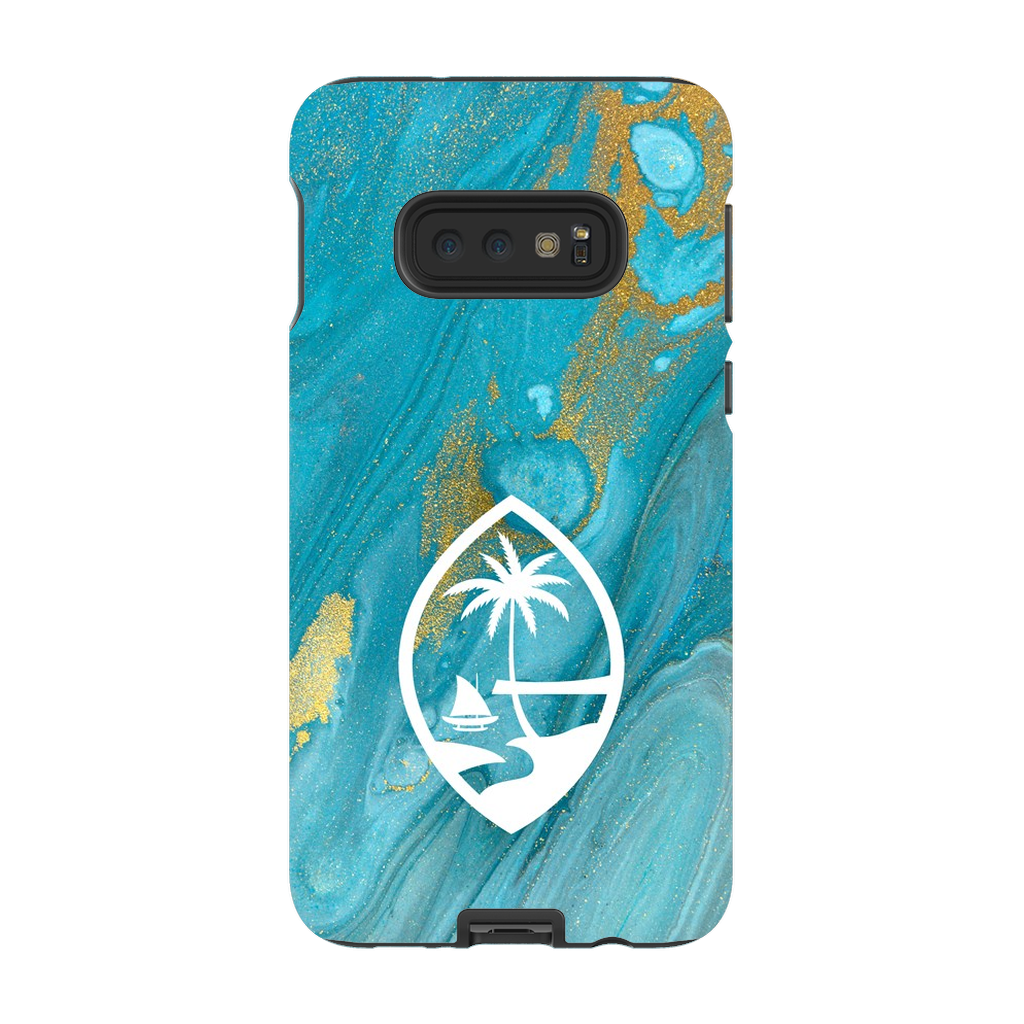 Guam Blue Marble Premium Glossy Tough Phone Case