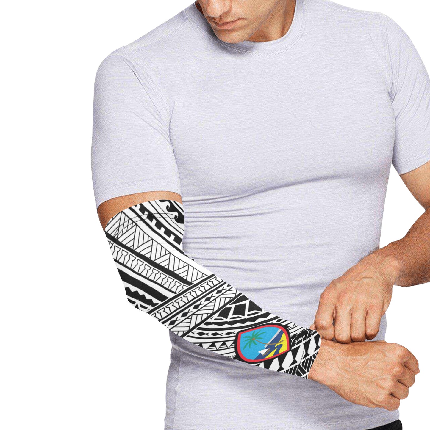 Guam Seal Tribal Arm Sleeves (Set of 2)