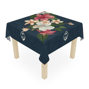 Guam Vintage Hibiscus Table Cloth