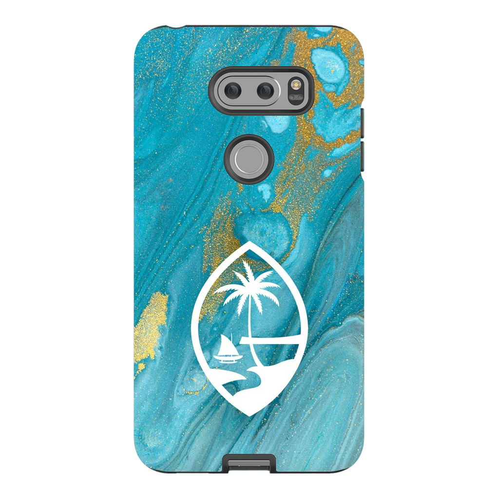 Guam Blue Marble Premium Glossy Tough Phone Case