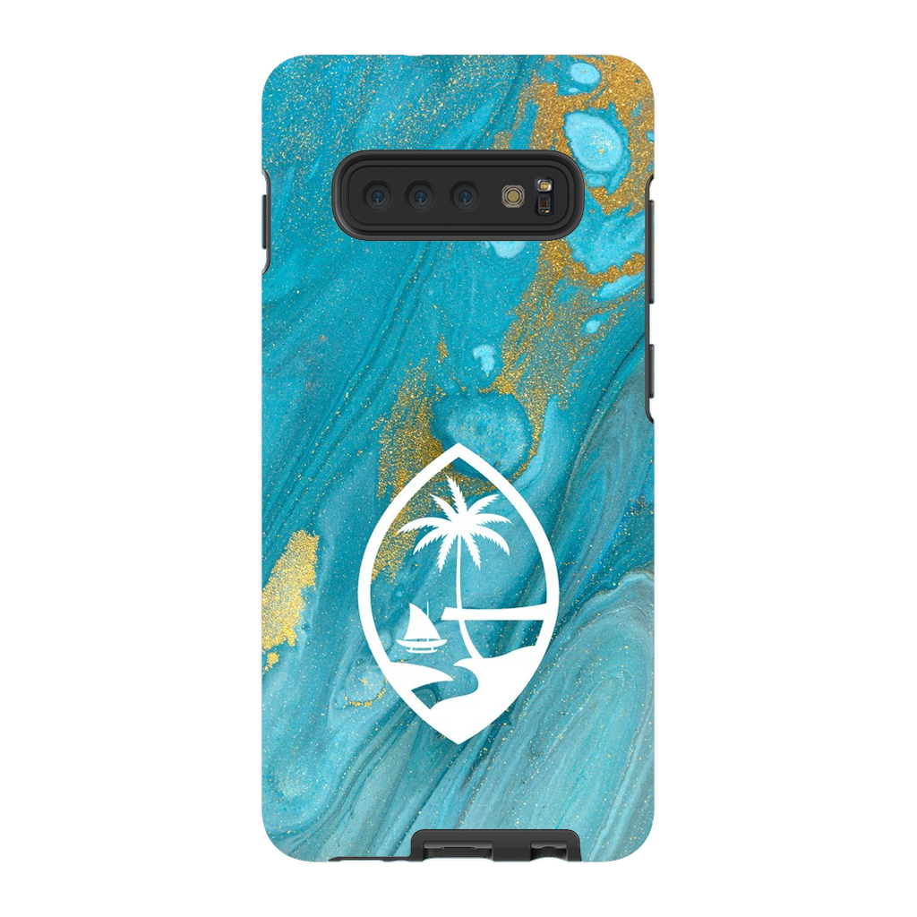 Guam Blue Marble Premium Glossy Tough Phone Case