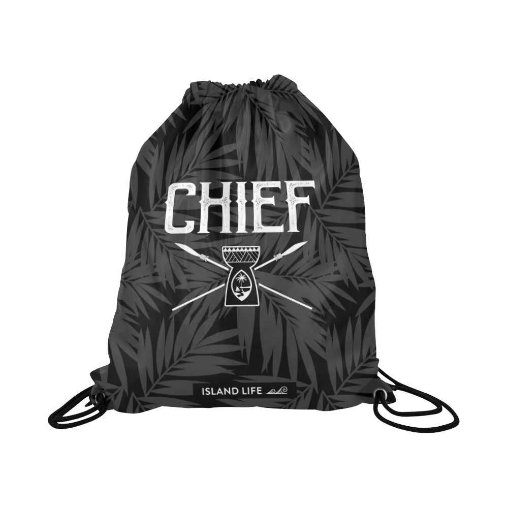 Guam Chief Large Drawstring Bag