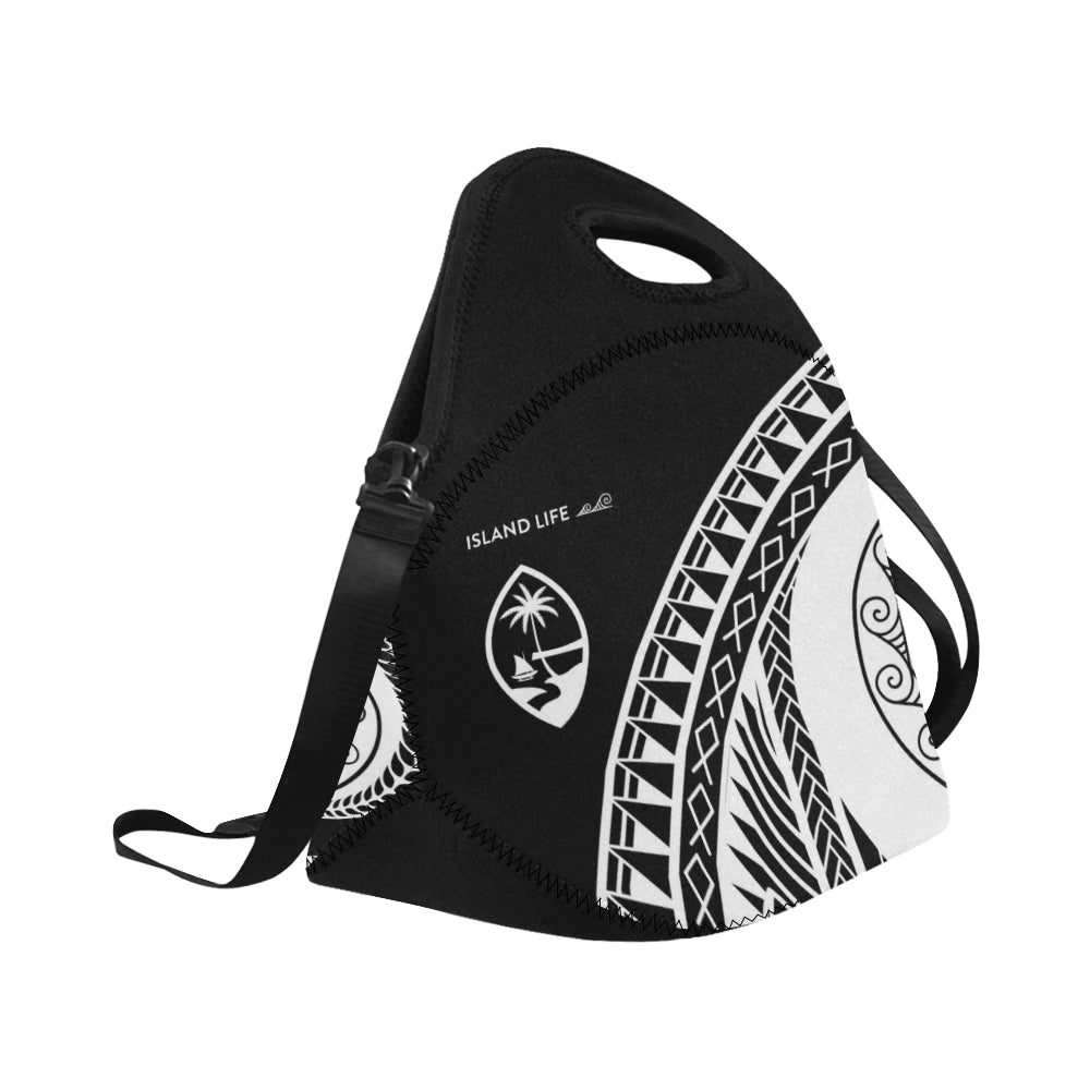 Guam Modern Tribal Neoprene Lunch Bag Large