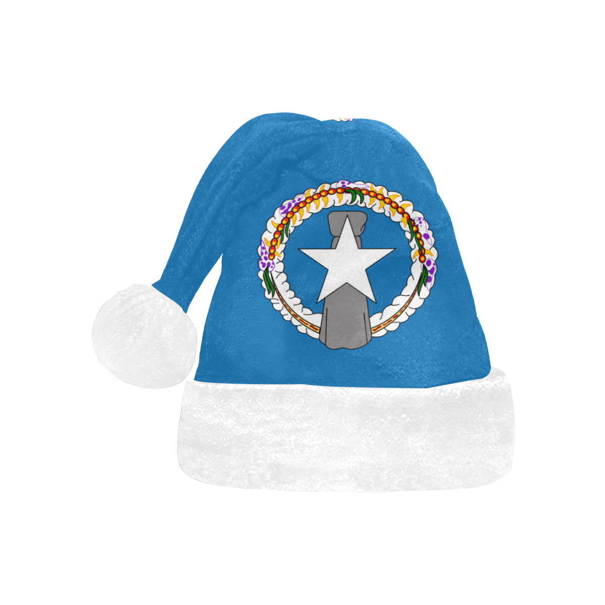 CNMI Flag Santa Hat