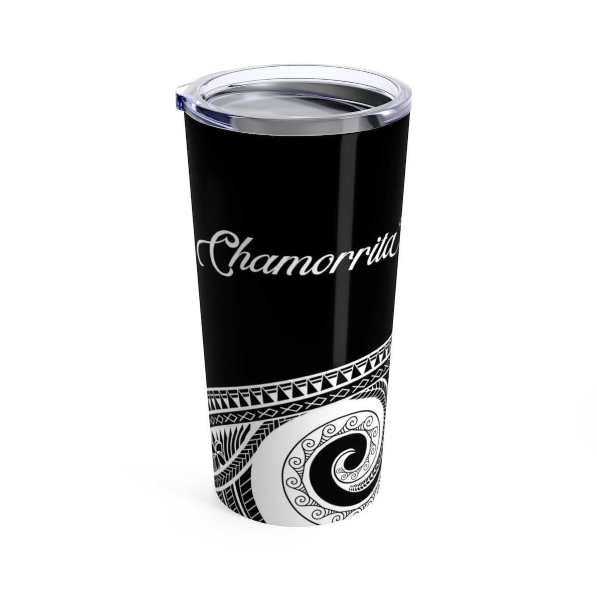 Chamorrita Black Tribal 20oz Tumbler