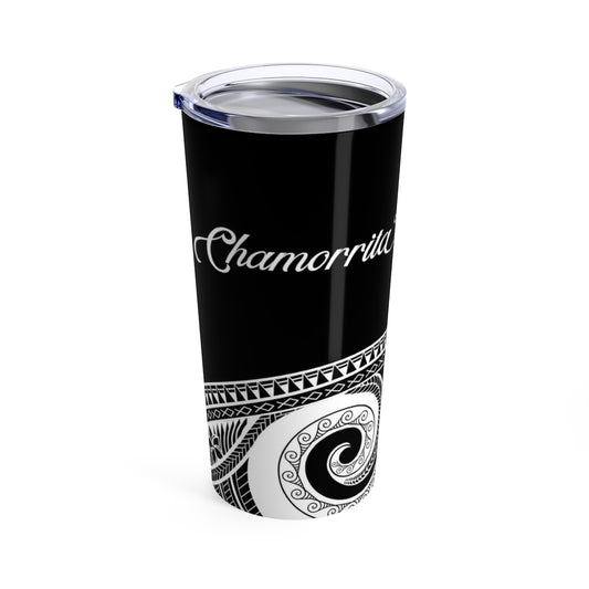 Chamorrita Black Tribal 20oz Tumbler