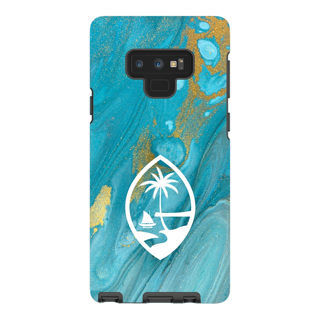 Guam Blue Marble Premium Glossy Tough Phone Case