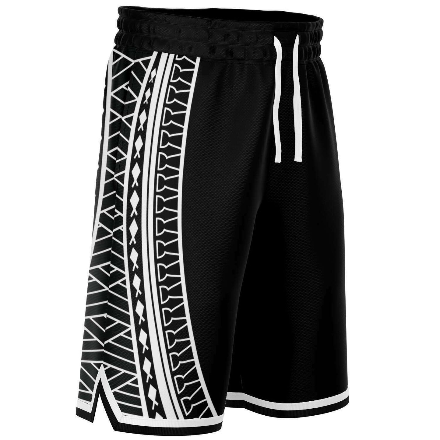 Guam Tribal Black Basketball Shorts