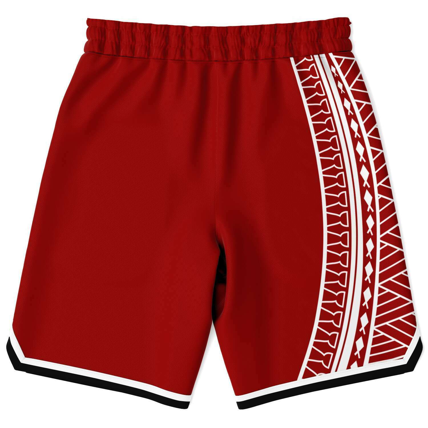 Guam Tribal Red Basketball Shorts