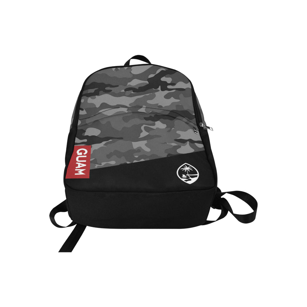 Guam Halftone Gray Camo Laptop Backpack