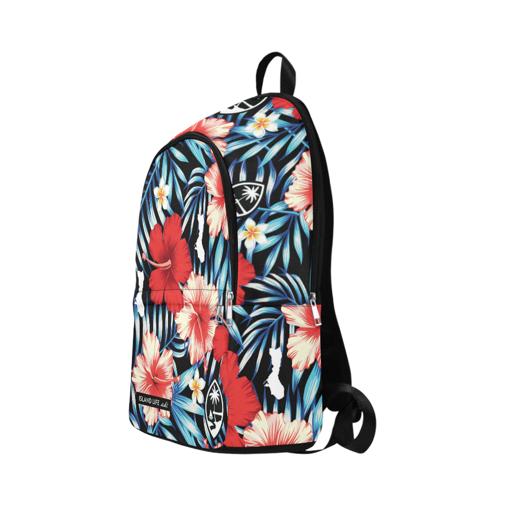 Guam Tropical Floral Laptop Backpack