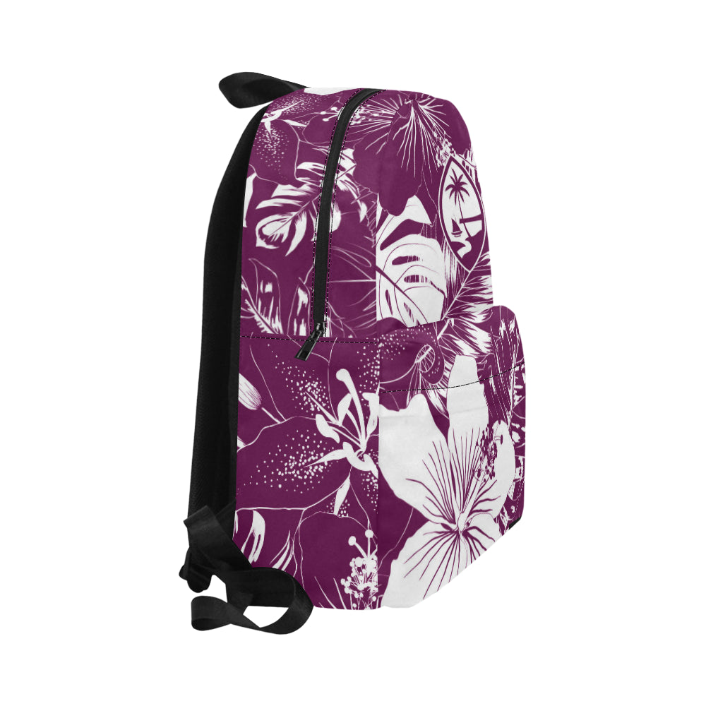 Guam Purple Floral Unisex Classic Backpack