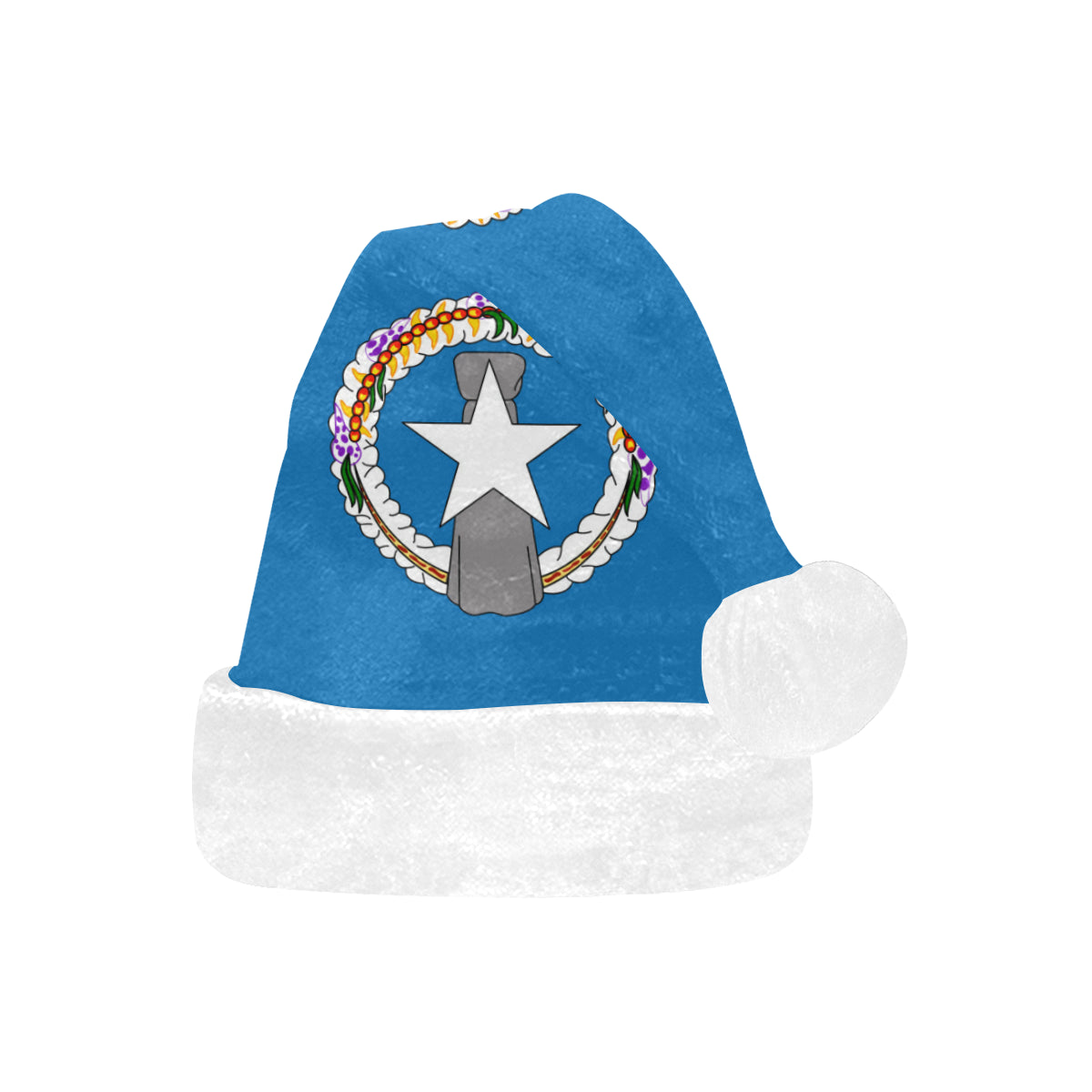 CNMI Flag Santa Hat