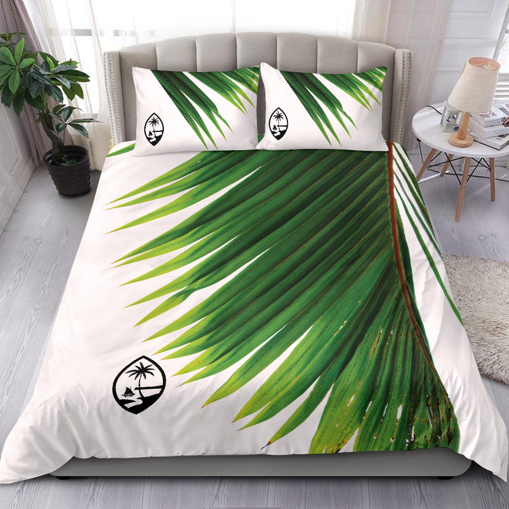 Guam Coconut Leaf Premium Duvet Cover