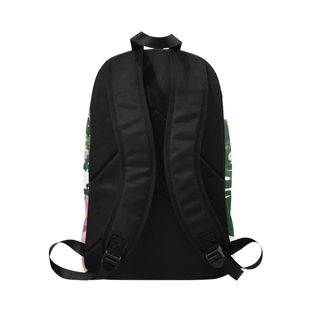 Guam Hibiscus Fuchsia Laptop Backpack