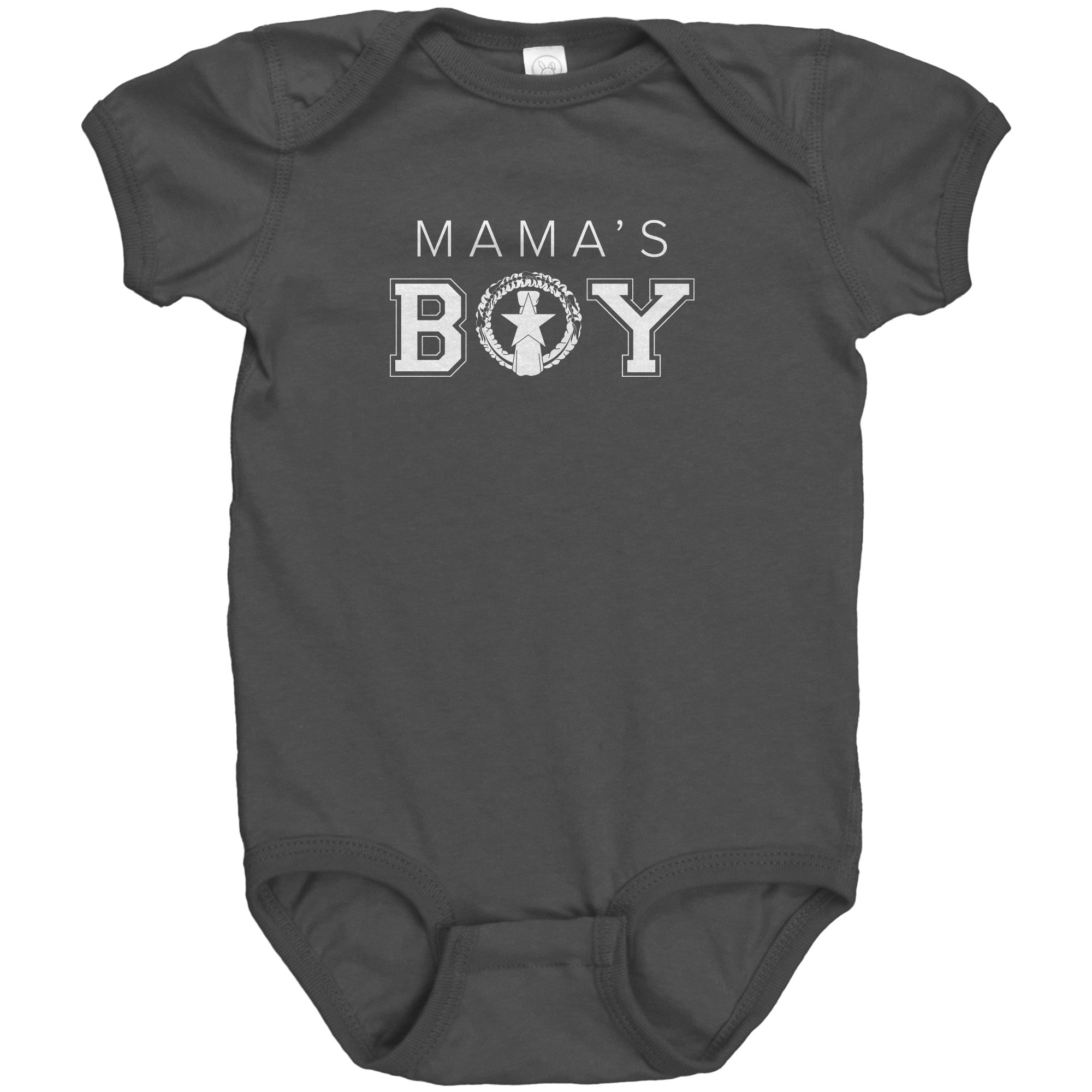 CNMI Saipan Mama's Boy Baby Bodysuit